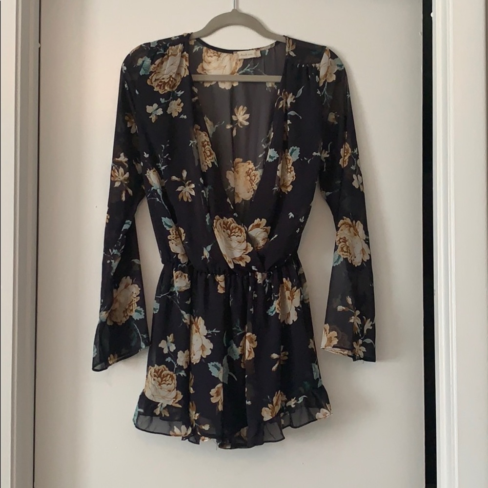 long sleeved romper